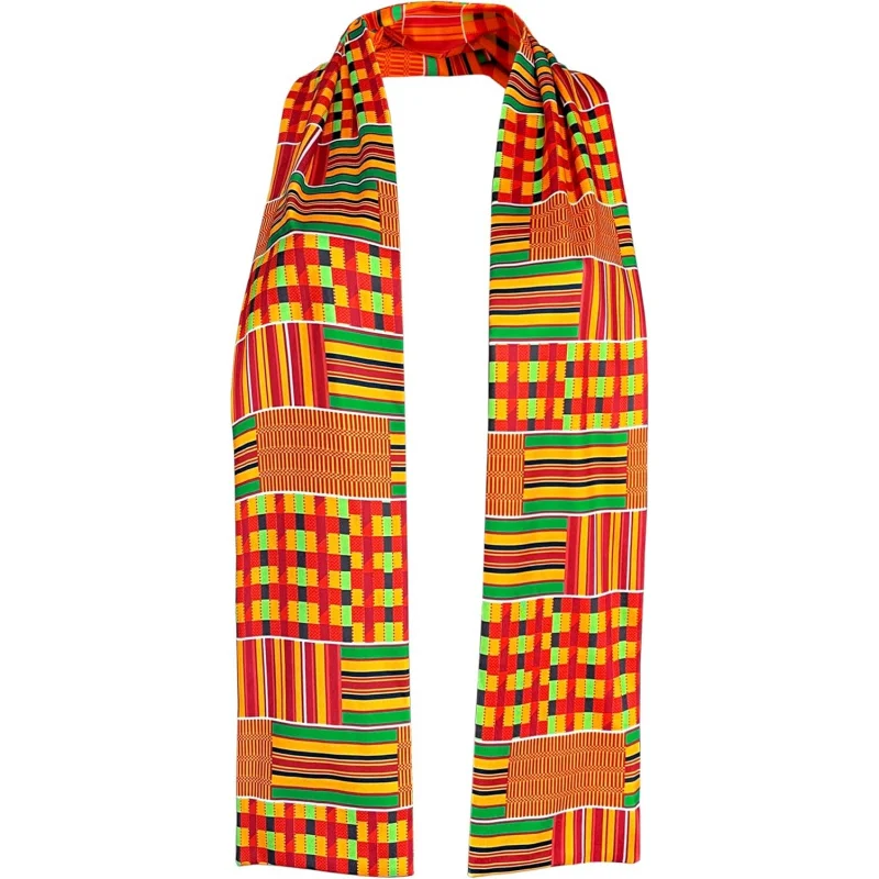 

African Kente Print Stole Sash