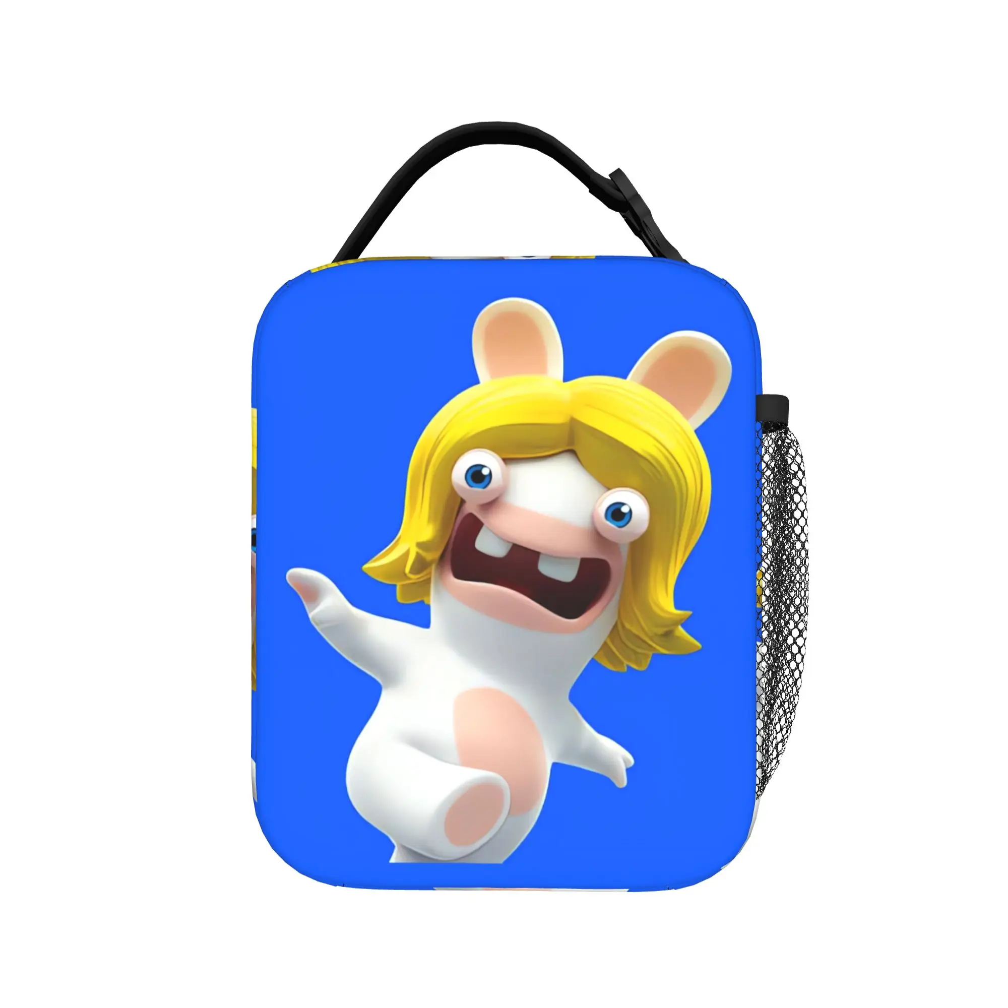 Rabbids Invasion Lunch Bag  Outdoor Picnic Lunch Box For Child Fashion  Thermal Tote Handbags Oxford Convenient Cooler Bag