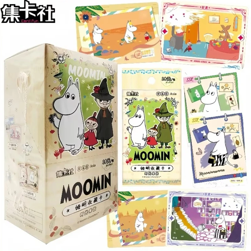 Card.Fun Official Genuine Moomin Time‑Letter Series Collectible Trading Cards Character Hobby Collectible Merchandise Gift