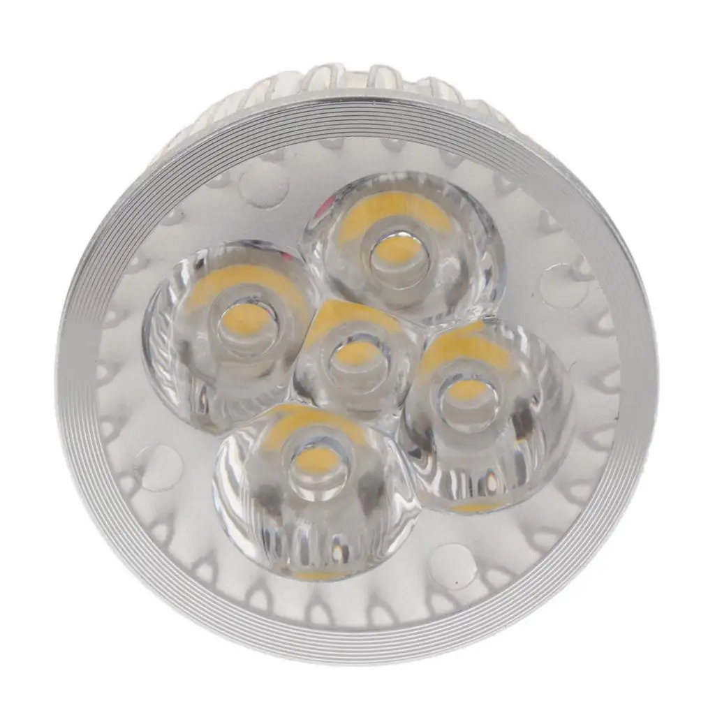 MR16 Light Bulb 12V 5W Aluminum LED Spotlight Warm or Cool White Energy Saving for Landscape Lighting