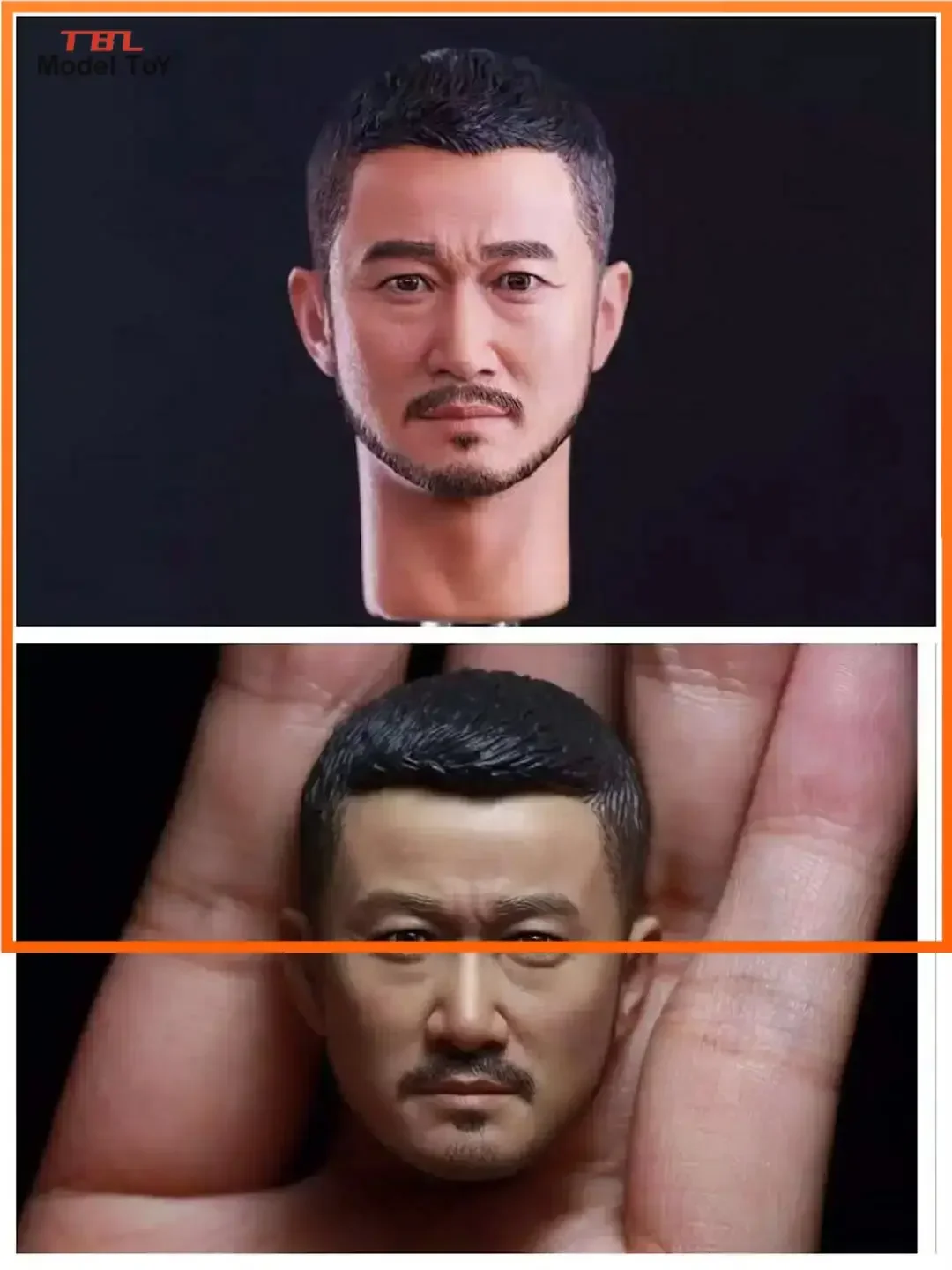 1/6 Martial Arts Star Head Sculpt Jackie Chan Jet Li Jason Wu Sammo Hung Kam-Bo Donnie Yen Shaolin Temple Male Head Played Toy