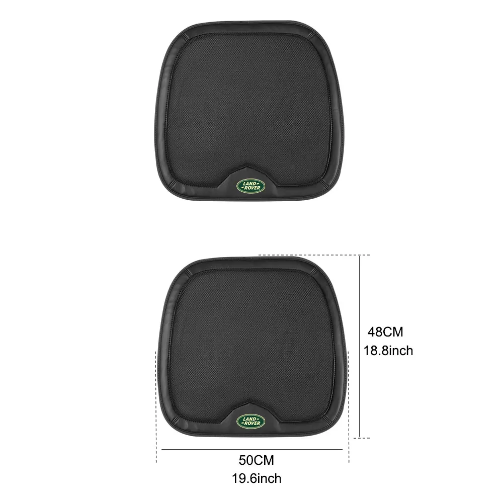 Four Seasos Car Seat Cushion Protector Pad Breathable Anti Slip Mat For Landrover SVR Discovery Velar Evoque Defender RangeRover