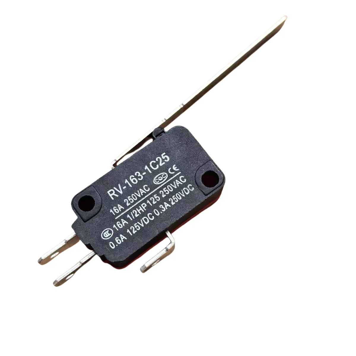 

1PCS/LOTS Super High-End RV-163-1C25 Micro switch Silver Point Small Self-Resetting Travel Limit Gate 16A IC Electronic componen