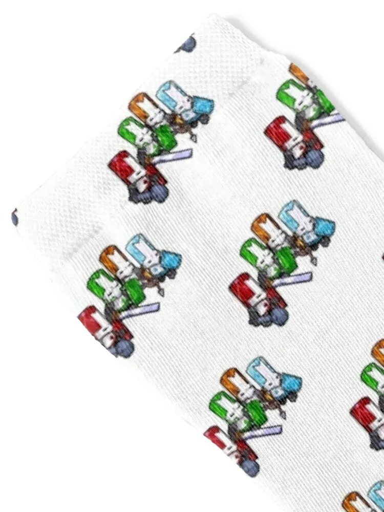 Castle Crashers - The Elements Socks هدايا ركوب الدراجات جوارب رجالية فاخرة للنساء