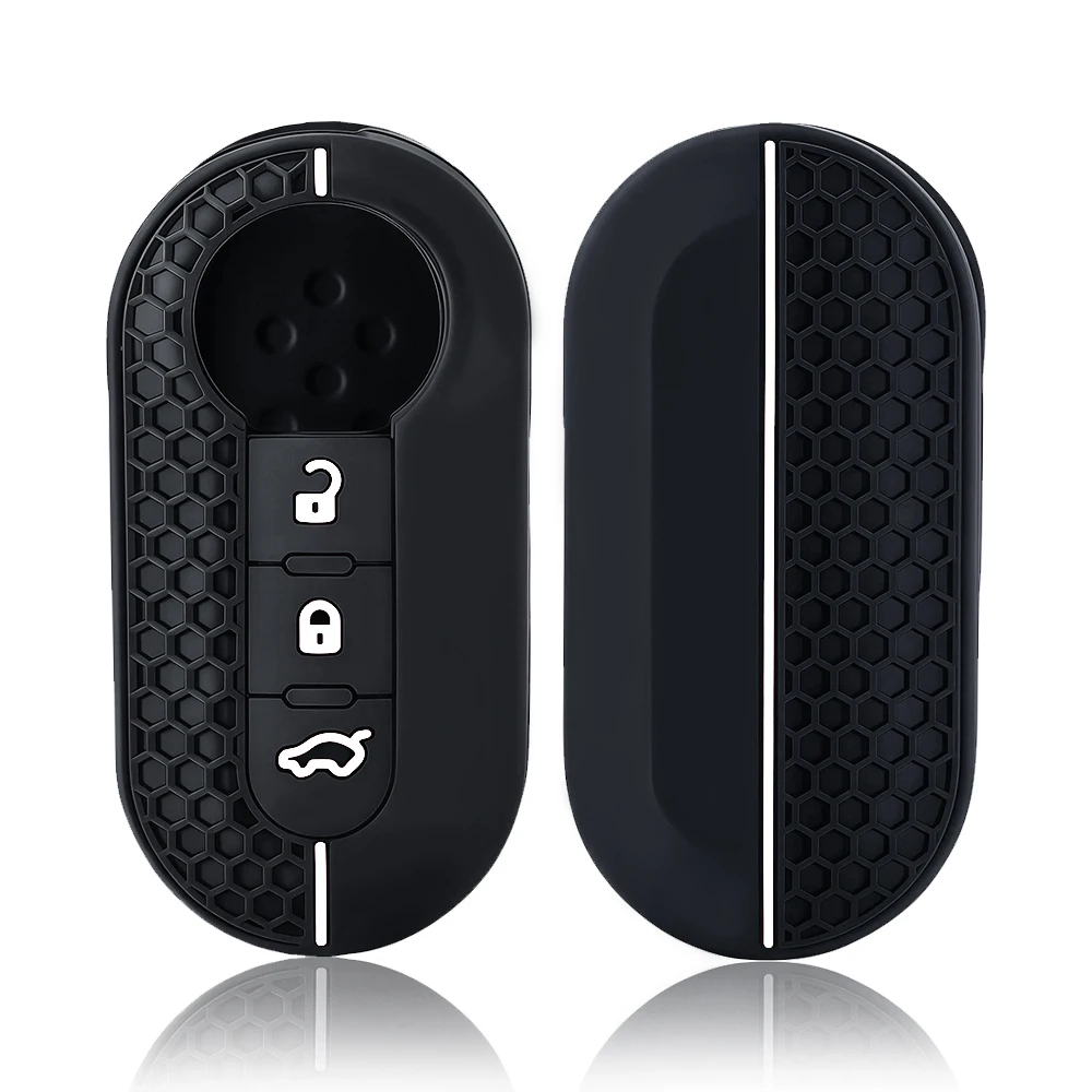 

Силиконовый чехол для ключей от автомобиля, чехол для ключей с дистанционным управлением для Fiat Ducato 500 Panda 500L Lancia Musa для Peugeot Boxer для Citroen