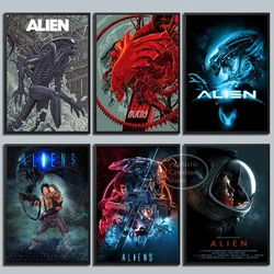 Movie Alien Poster Popular Science Fiction Astronaut Space Style Canvas Wall Prints and Painting for Living Room Home Decoration