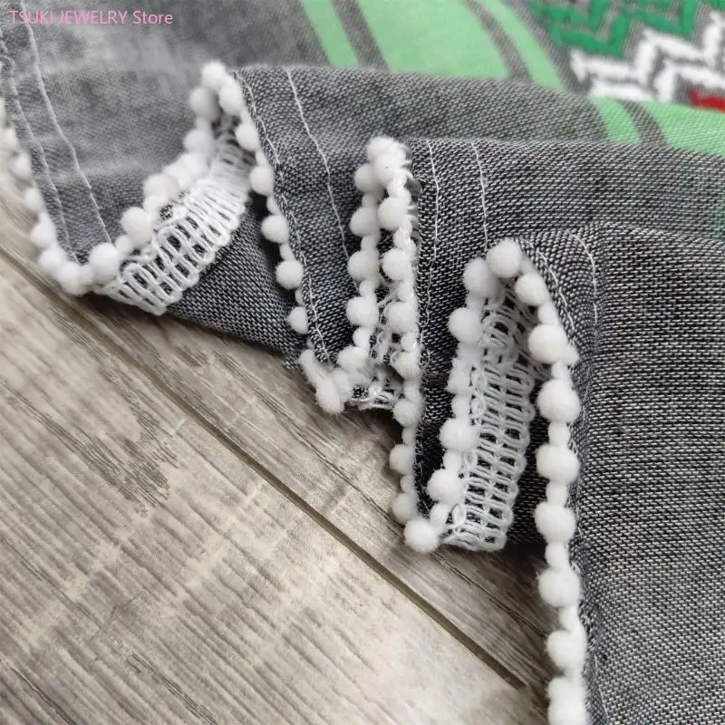 

62KE Palestinian Adult Turban for Outdoor Activities Windproof Scarf with Houndstooth