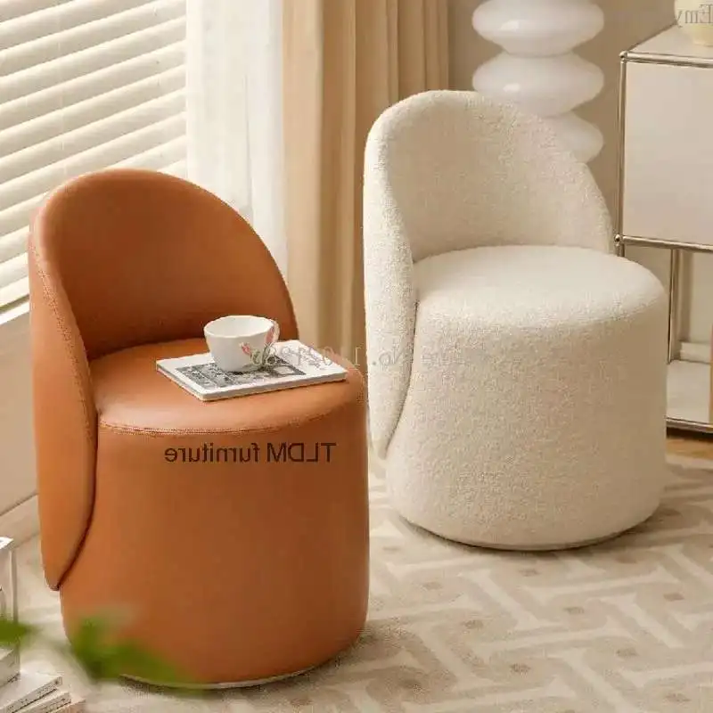 

Туалетный столик для макияжа, табурет для макияжа, туалетный стул, минималистичный стул со спинкой, туалетный столик, табурет для девочек, одиночный стул