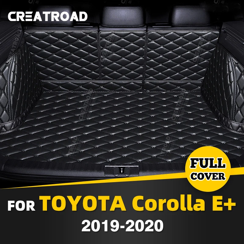 

Автомобильный коврик для багажника с полным покрытием для Toyota Corolla E + 2019 2020, автомобильный коврик для багажника, подкладка для груза, защитные аксессуары для интерьера