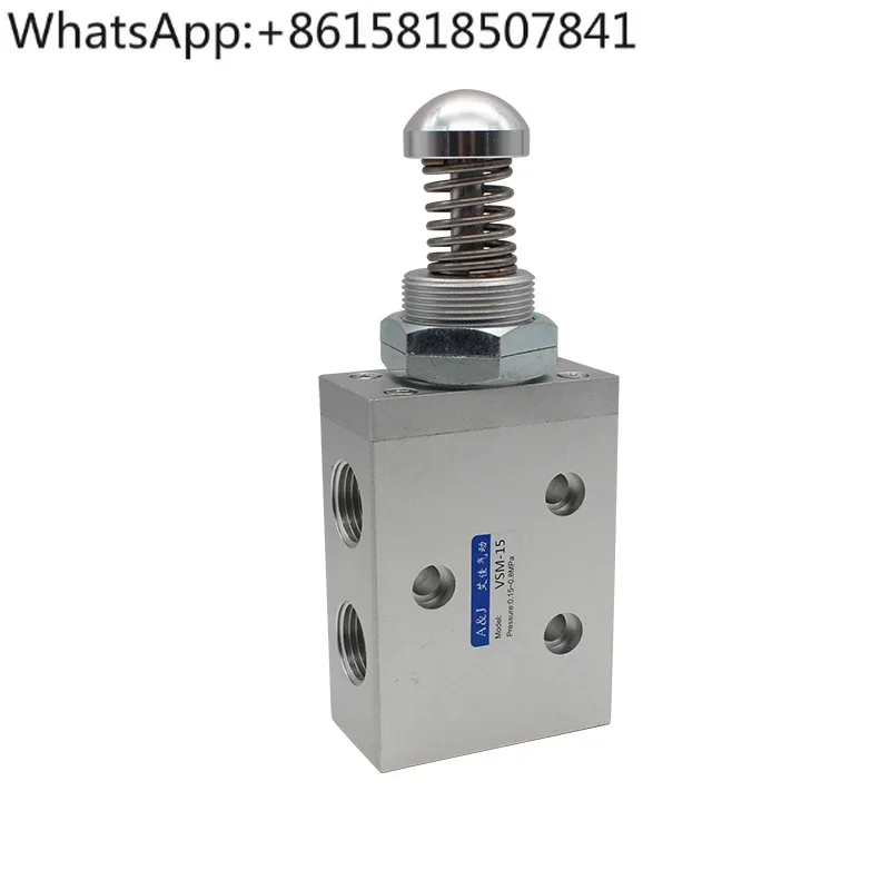 Pneumatic two-position three-way mechanical valve VSM-15 slaughter valve direction control valve G1/2 quarter