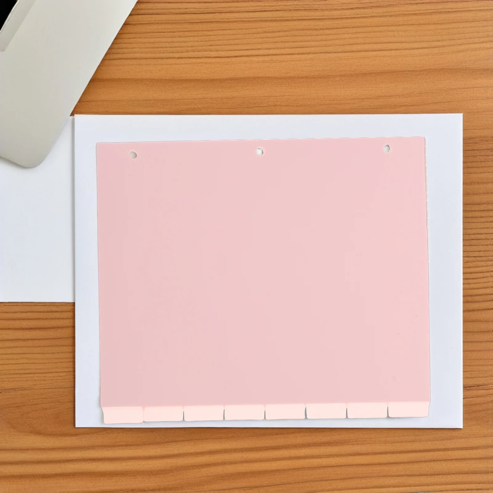 A4 Binder Dividers Heavy Duty Plastic Page Divider For 3 Ring Binder Organizer Sheet Protector School Office Notebook