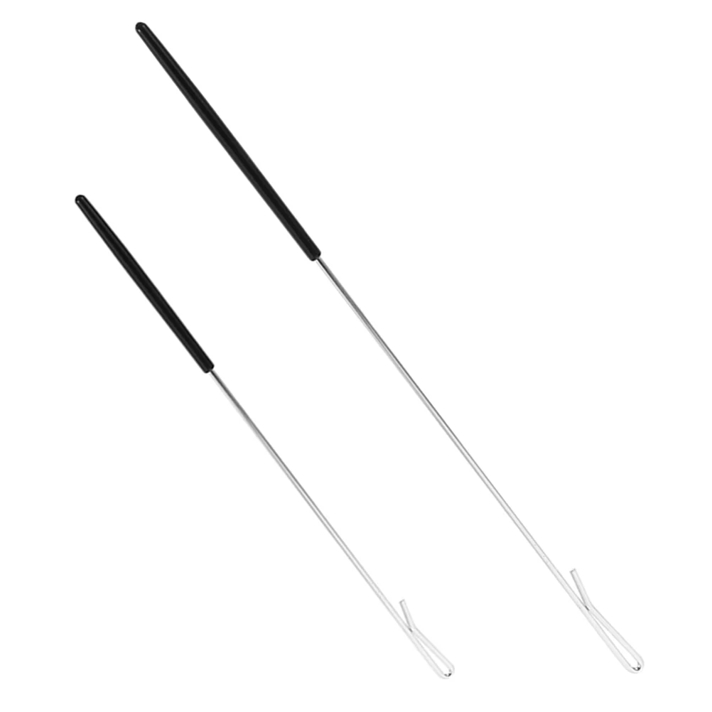 

2 Pcs Hand Puppet Joystick Adjustable Rod Marionette Puppets Metal Arm Control Bust