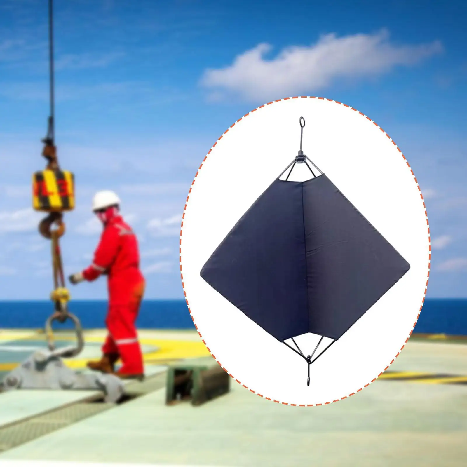 コンテナ船航行用ドッキングアンカリングマリンデイライトシグナルブラックキャンバス航海用品