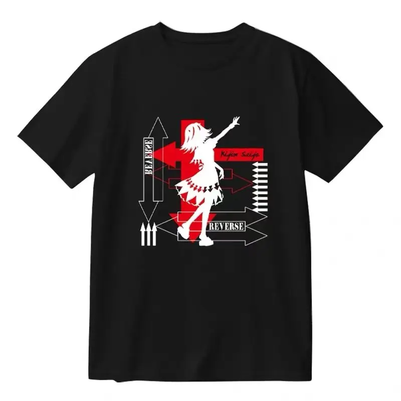 Anime TouHou Project T-shirts Women Men Cartoon Y2k Cotton Short Sleeves Casual T Shirt Kijin Seija Graphics Tshirts Top Tee