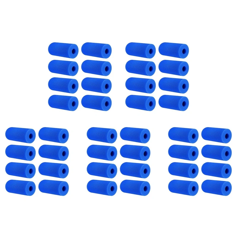 

40Pcs Foam Filter Sponge For Intex Type A Reusable Washable Swimming Pool Aquarium Filter Accessories