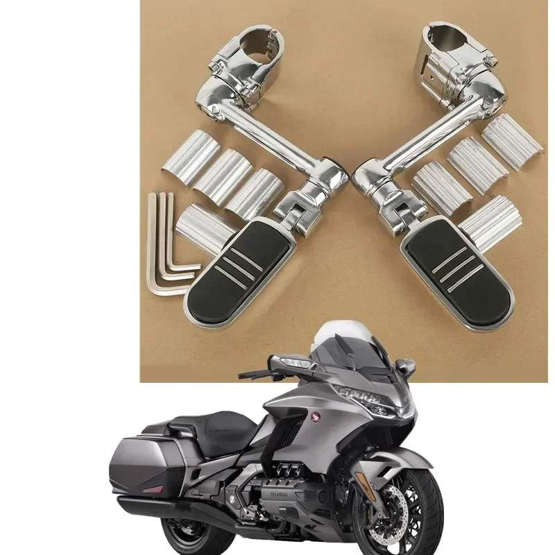 For Honda Gold Wing GL1800 22mm 30mm 35mm Motorcycle Parts Front Rider Footrests FootPegs Motorcycle Parts Acsessories