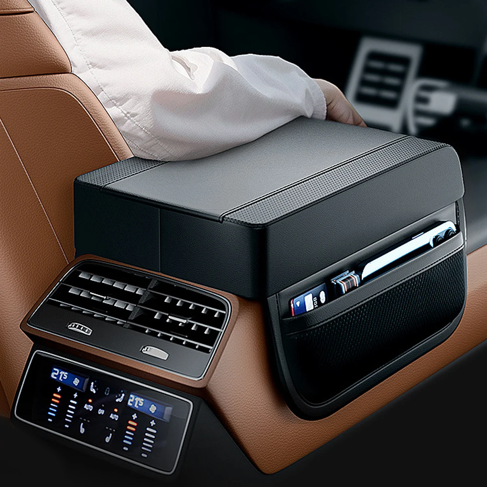 

1pc Car Armrest Box Height Increasing Pad Car Armrest Protector Pad Car Center Console Decorative Cover Auto Interior Accessorie
