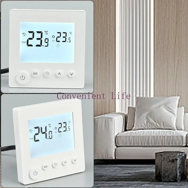 L1EE ترموستات مضخة الحرارة الموفرة للطاقة غير قابل للبرمجة ترموستات التدفئة الأرضية