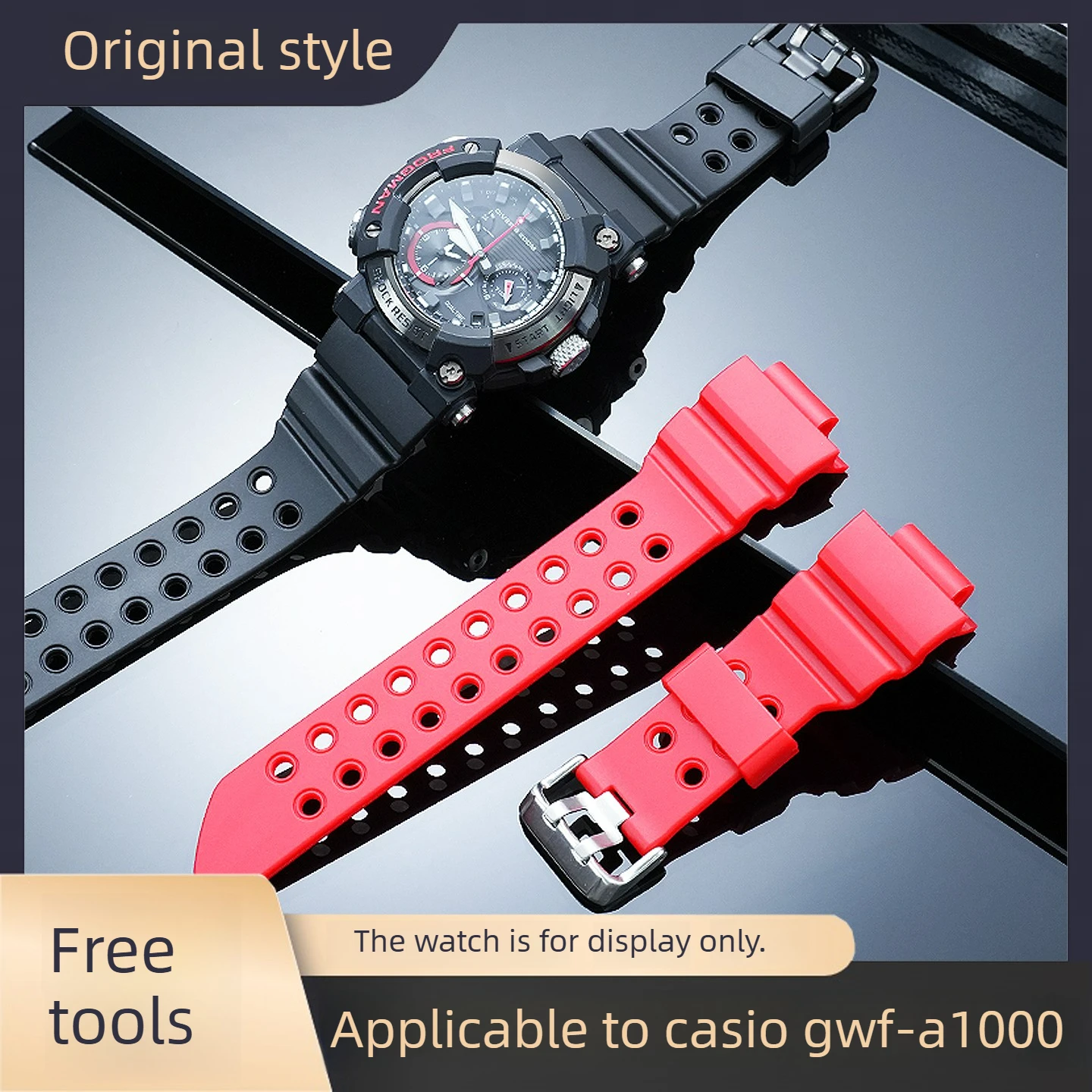 Suitable for Casio 5623 Seventh Generation Frogman GWF-A1000 Waterproof Silicone Strap