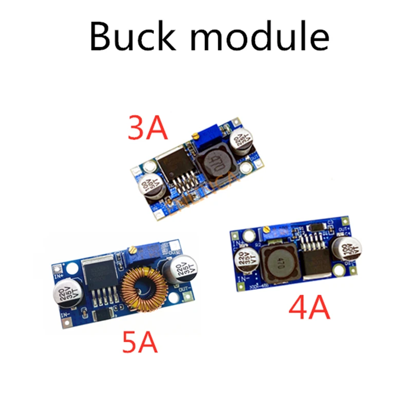 1 sztuka regulowany DC na DC LM2596 LM2596S XL4015 moduł Buck Boost 3A 4A 5A moduł regulatora zasilania obniżającego napięcie