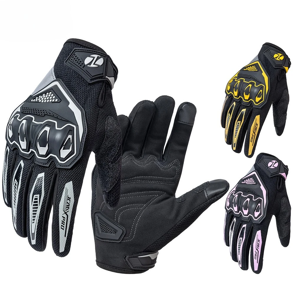

Motorcycle Gloves Men Women Protective Riding Gloves All Season Breathable Full Finger Gear for Motorcycle Scooter Off Road