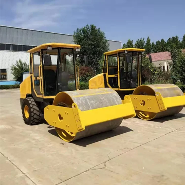 

Supply of six-ton single-wheel roller, seat-mounted vibration roller