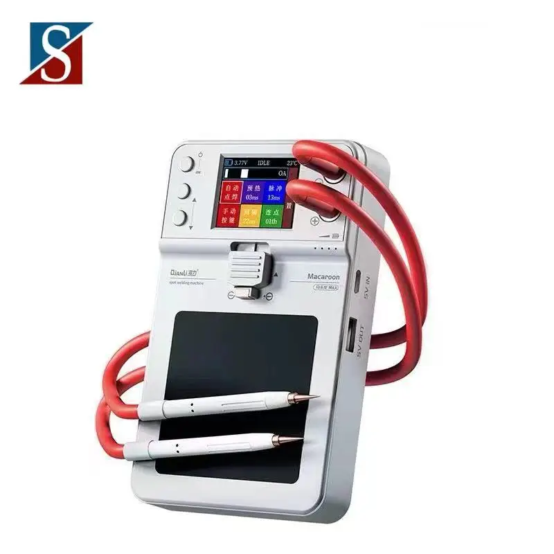 QianLi Macaron Max Portable Integrated Design  Spot Battery Welding Machine For Phone Double Pulse Spot Soldering Repair Tool