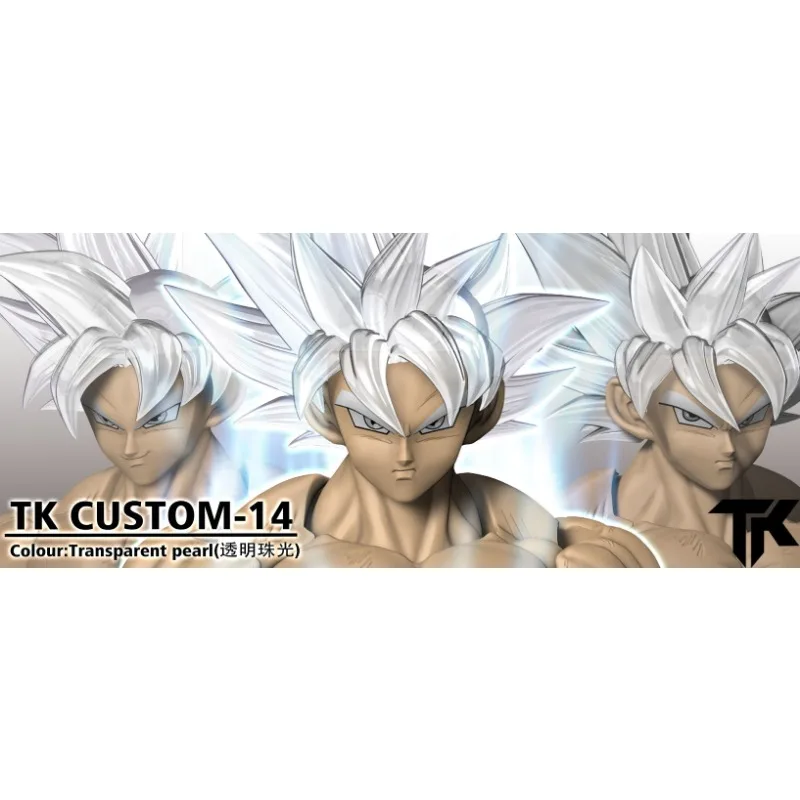 TK Studio Dragon Ball  Goku Perfect Ultra Instinct 3.0 Head Sculpt Accessory Pack 1/12 Action Figure Collectible Toy Gift