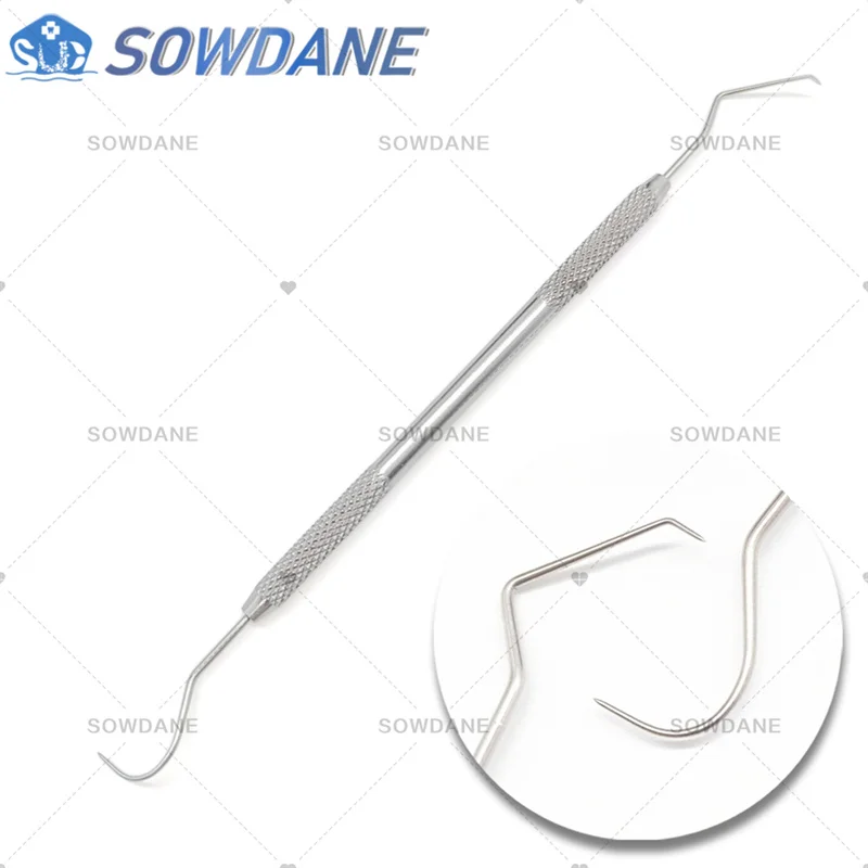 Sonda dentystyczna DG16, sonda periodontologiczna ze stali nierdzewnej, eksplorator, narzędzie endodontyczne dla dentysty — zdjęcie 5