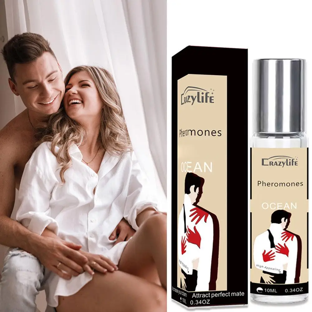 

10 мл парфюма для мужчин и женщин, шариковый парфюм, эфирное масло, феромоны, сексуально стимулирующий аромат, привлекает противоположный пол, уход за волосами