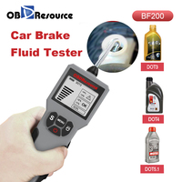 OBDResource 12V Auto Brake Fluid Tester Car Brake Oil Tool DOT3 DOT4 DOT5.1 Digital/LED Indicator check Display Diagnostic Tool