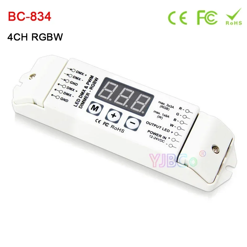 12V 24V DMX512 WW/CW/RGB/RGBW LED strip Tape Controller 2CH 3CH 4CH Constant Voltage PWM DMX Decoder Strips light Dimmer
