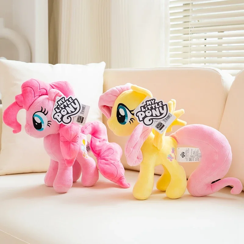 Miniso My Little Pony Plush Toy Anime Twilight Sparkle Fluttershy Pinkie Pie My Little Pony Stuffed Ornament Doll Girl Gifts