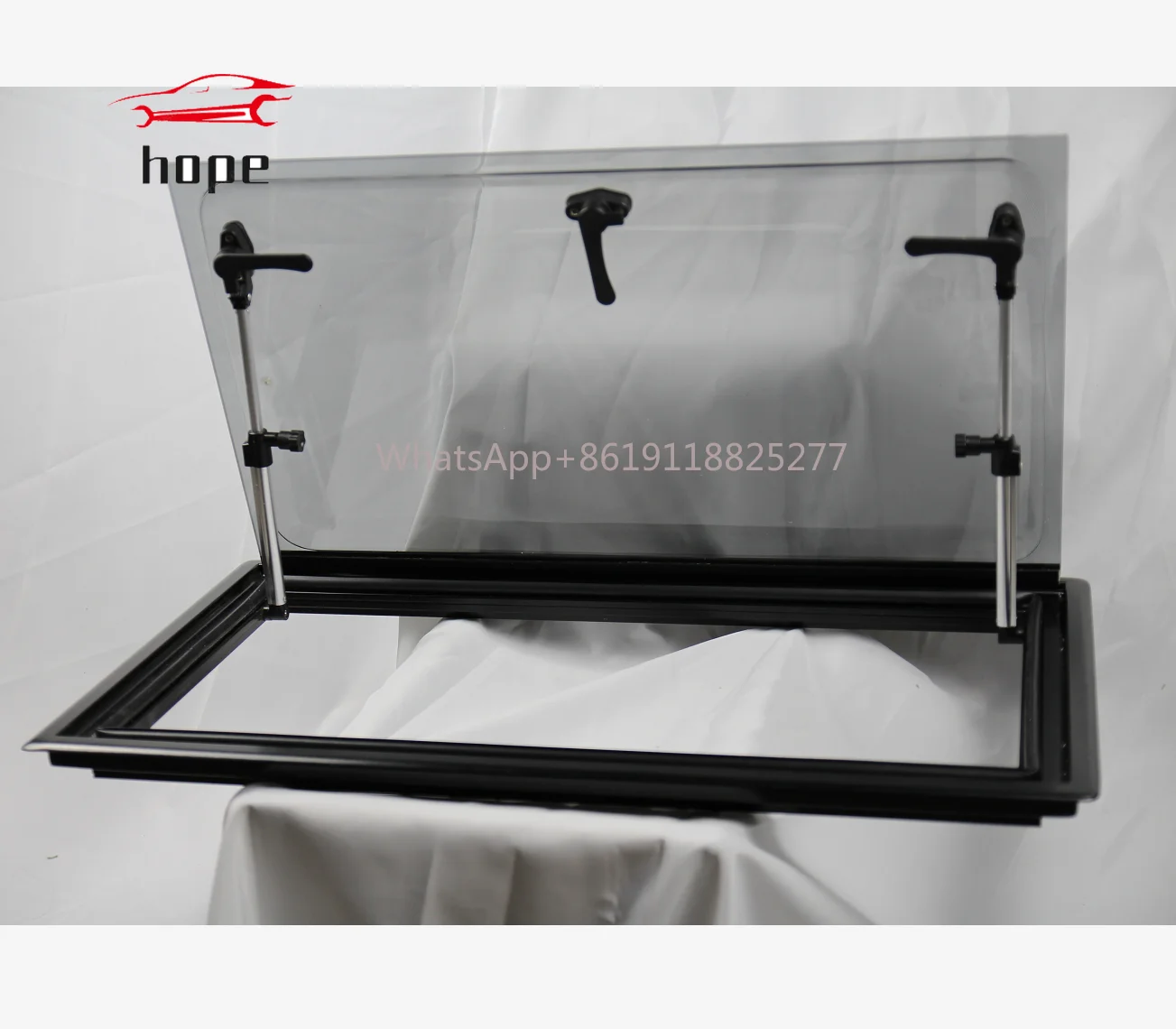 800*450mm RV Extrapolated Window, Round corner, acrylic window  RV & travel trailer emergency exit window