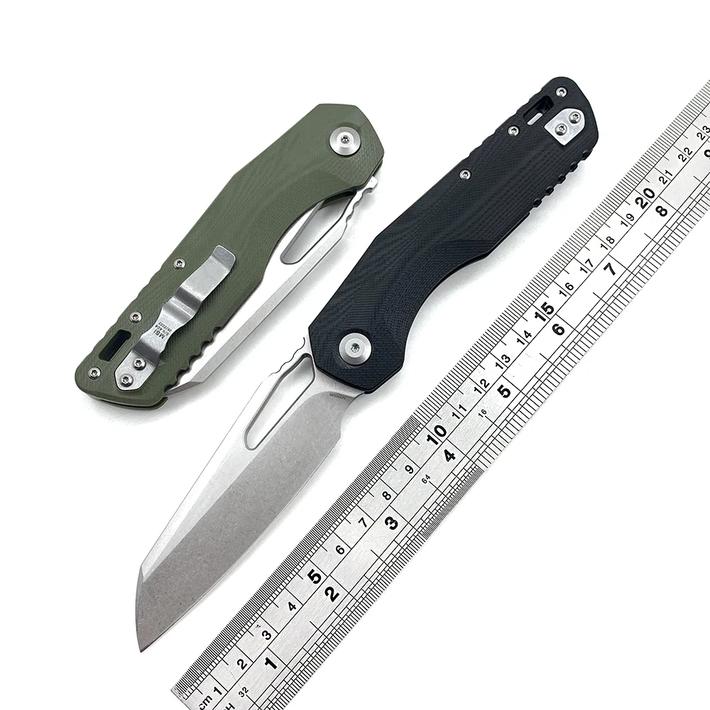 

MSI Outdoor Tactical Folding Knife M390 Blade G10 Handle Camping Defensive EDC Pocket Survival Tool