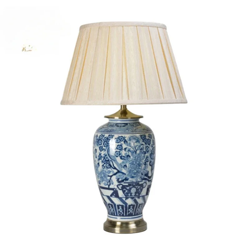 ceramics antique table lamp