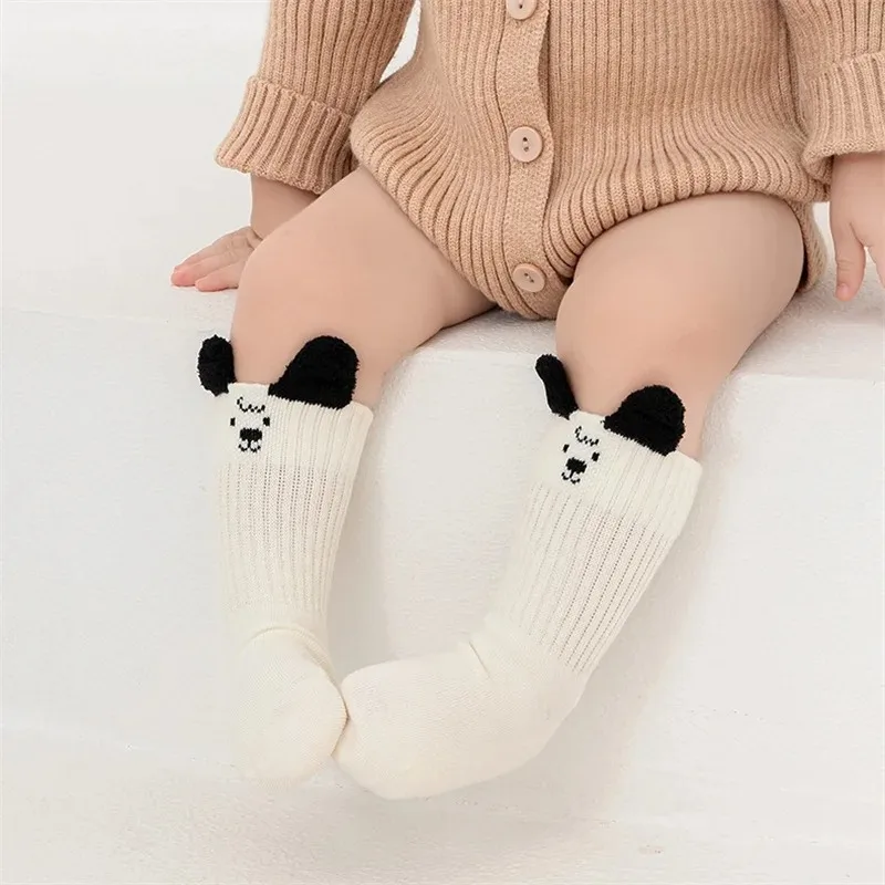 Calzini carini per bambini e bambine, in morbido cotone, per neonati e bambini piccoli, calzini corti con cartoni animati, autunno inverno, 0-8 anni, nuovi.