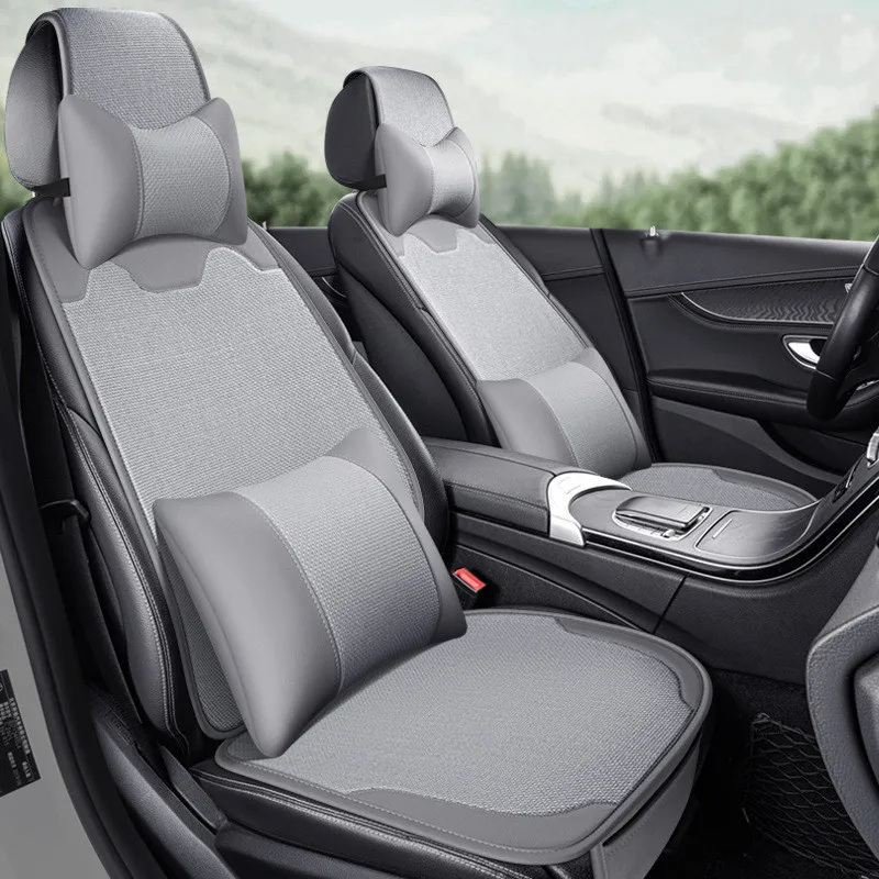 General Motors Seat Cushion Moisture Wicking Linen Seat Cushion Five Seats Breathable Cushion Taxi Label Comfort Seat