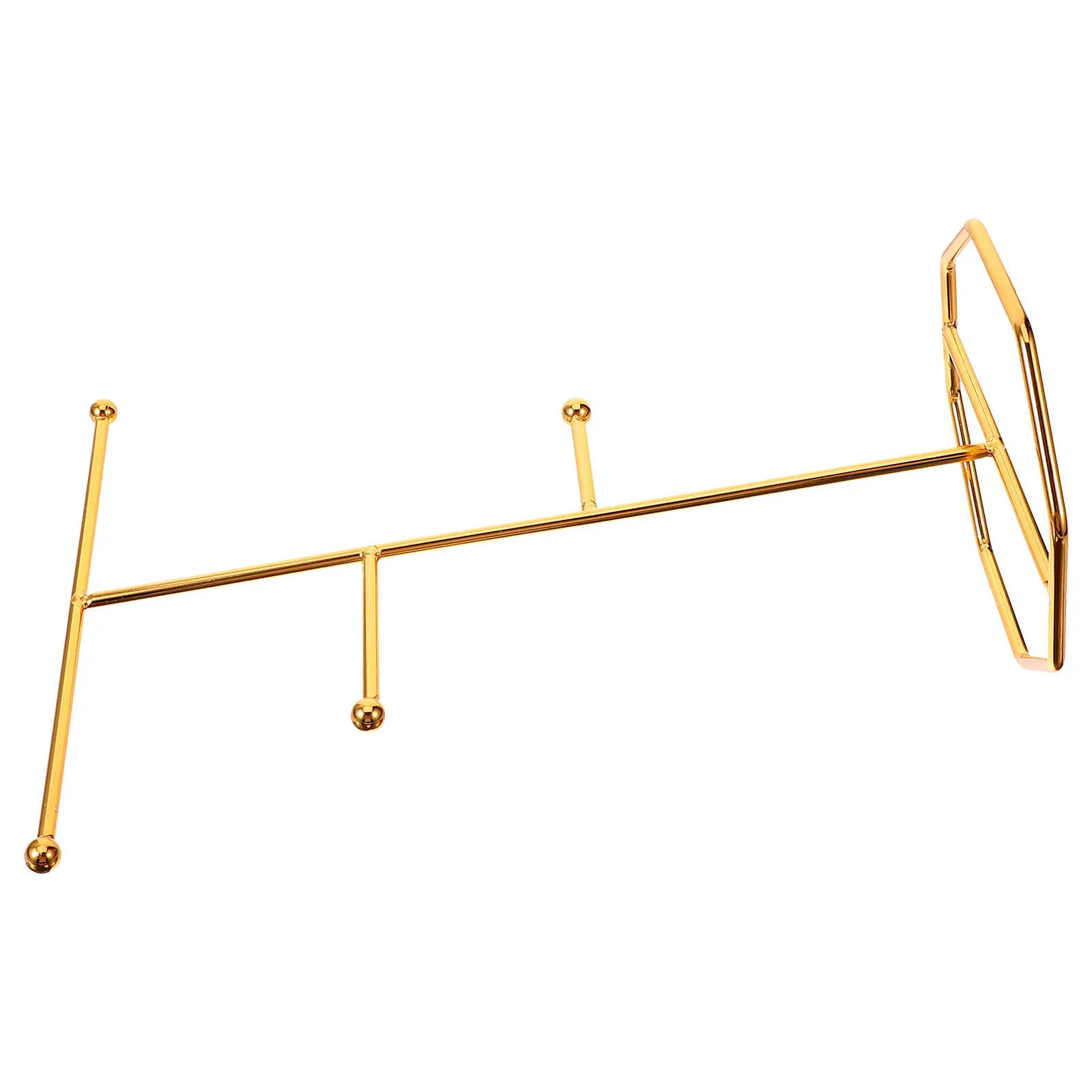 

Jewelry Stand Metal Necklace Organizer Desktop Display Rack For Earrings Bracelets Storage Holder Decorative Showcase