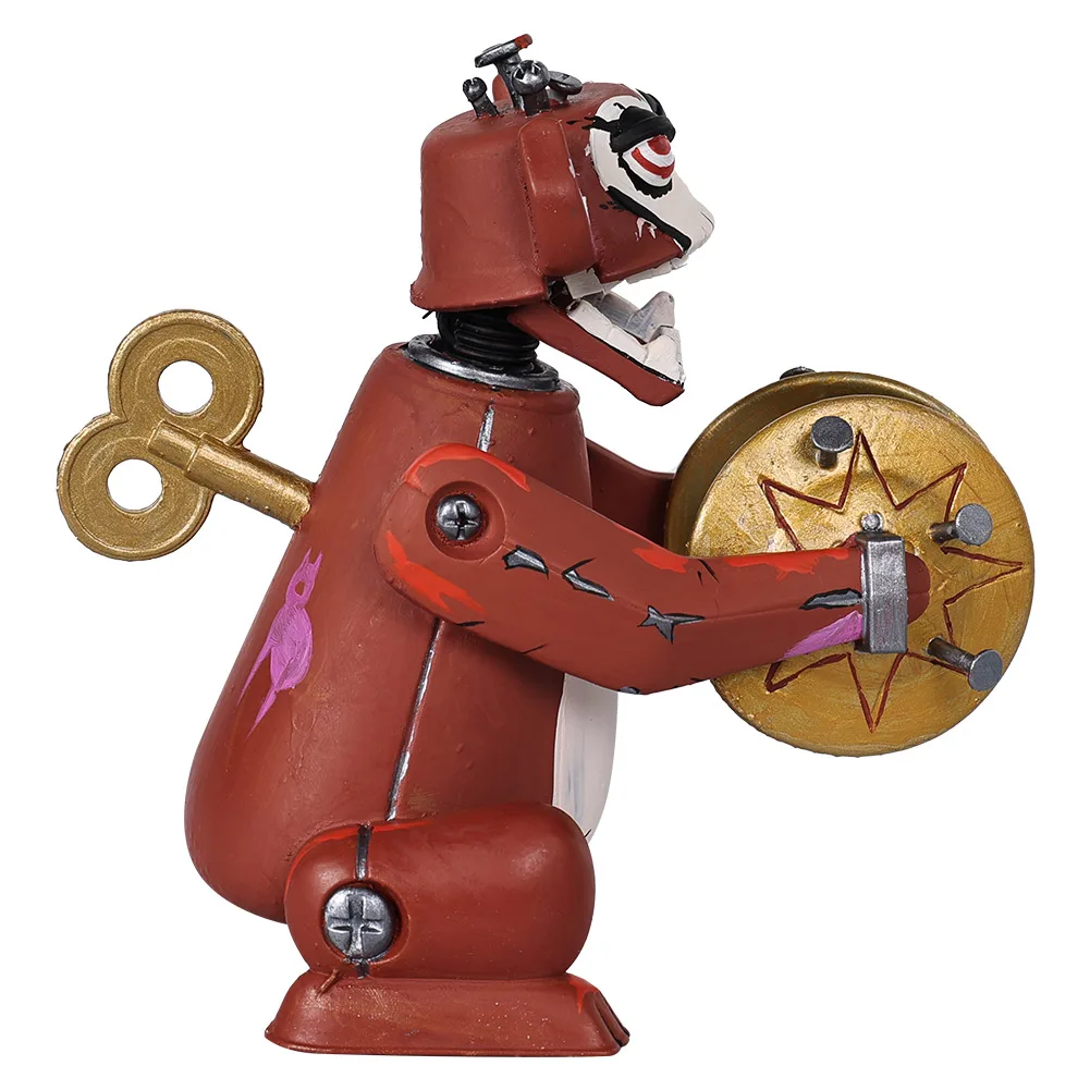 Arcane Jinx Monkey Ornament Game LOL Cosplay Shark Ornament Props Resin Disguise Halloween Carnival Costume Accessories Gifts