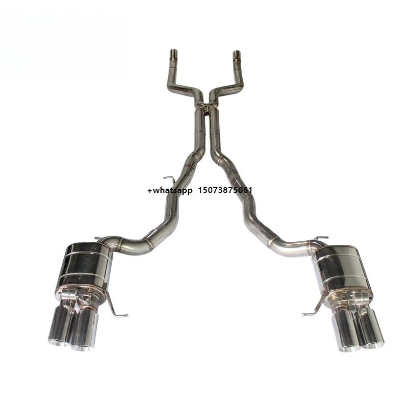

304 Stainless Steel Performance Exhaust Valvetronic System Catback for 650i F06 Gran Coupe 4.4L Valved Exhaust Escapes