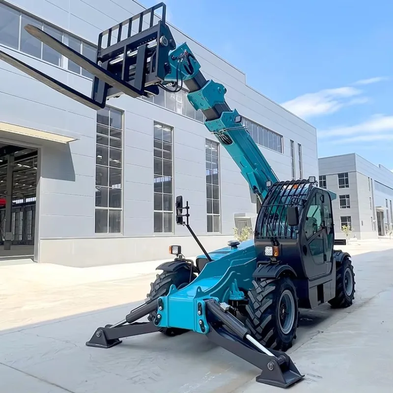 YG Telehandler Telescopic Loader Manufacturer 4 Ton 7 M Loader Rotating Hydraulic Diesel Compact Telehandler Forklift