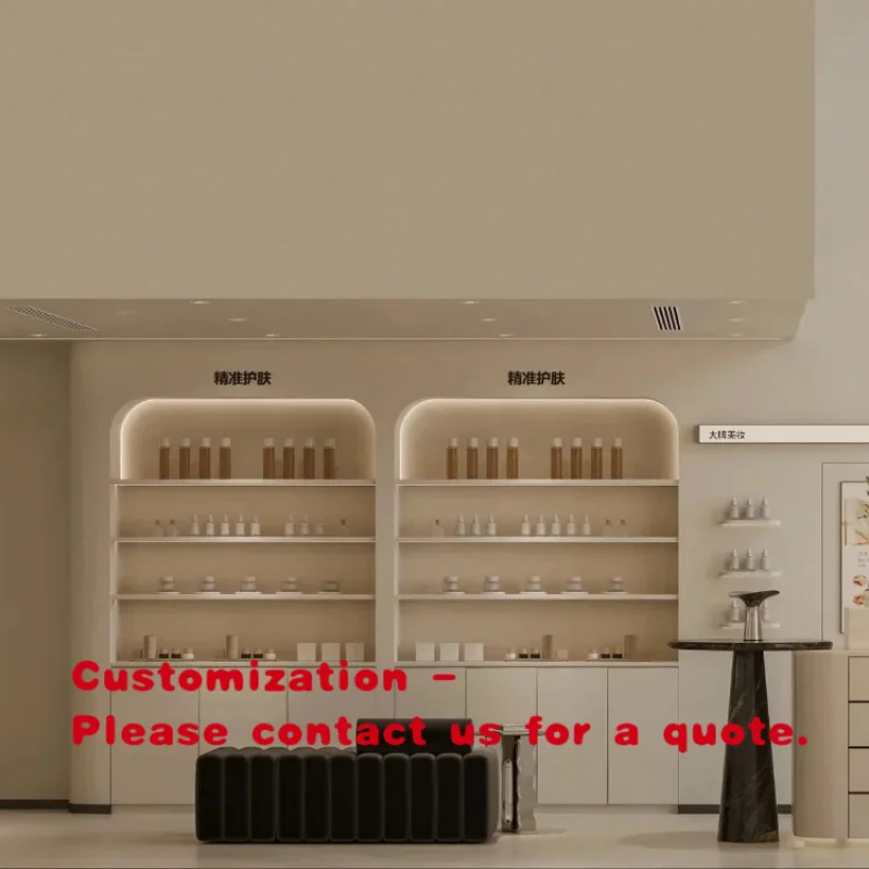 

custom.Customized Luxury High Quality LED Lighting Perfume Shop Premium Interior Design Cosmetic Shop Decor