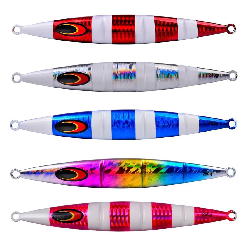 30g 60g 150g 200g g Tiefsee boot Angeln Sardine Slider Jigging Köder Langguss Metall Jig Angeln Köder Seefischerei Jigs – Detail 5