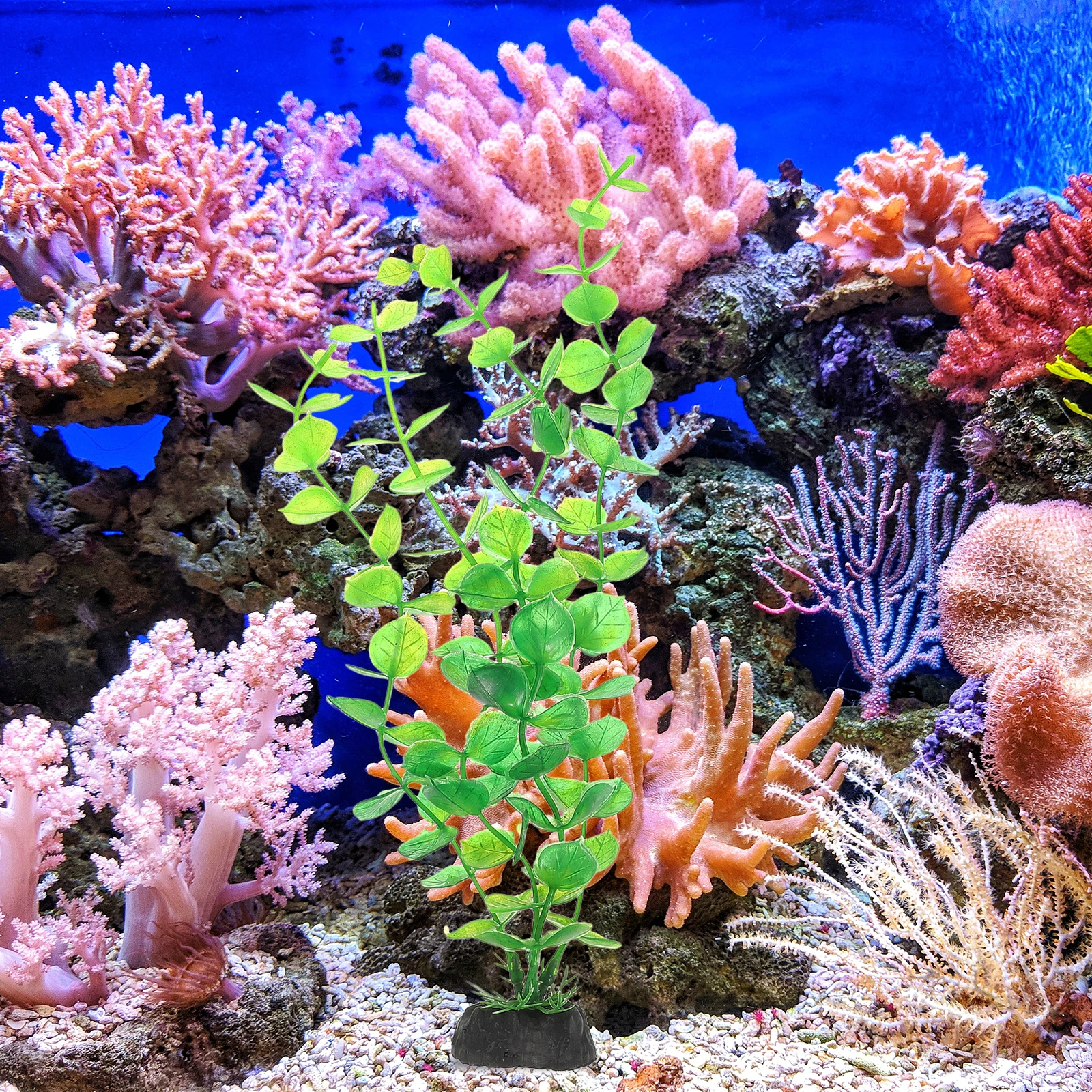 

10 Pcs Fish Tanks Decoration Seaweed Balls Aquatic Plant Turtle Plants Artificial LED