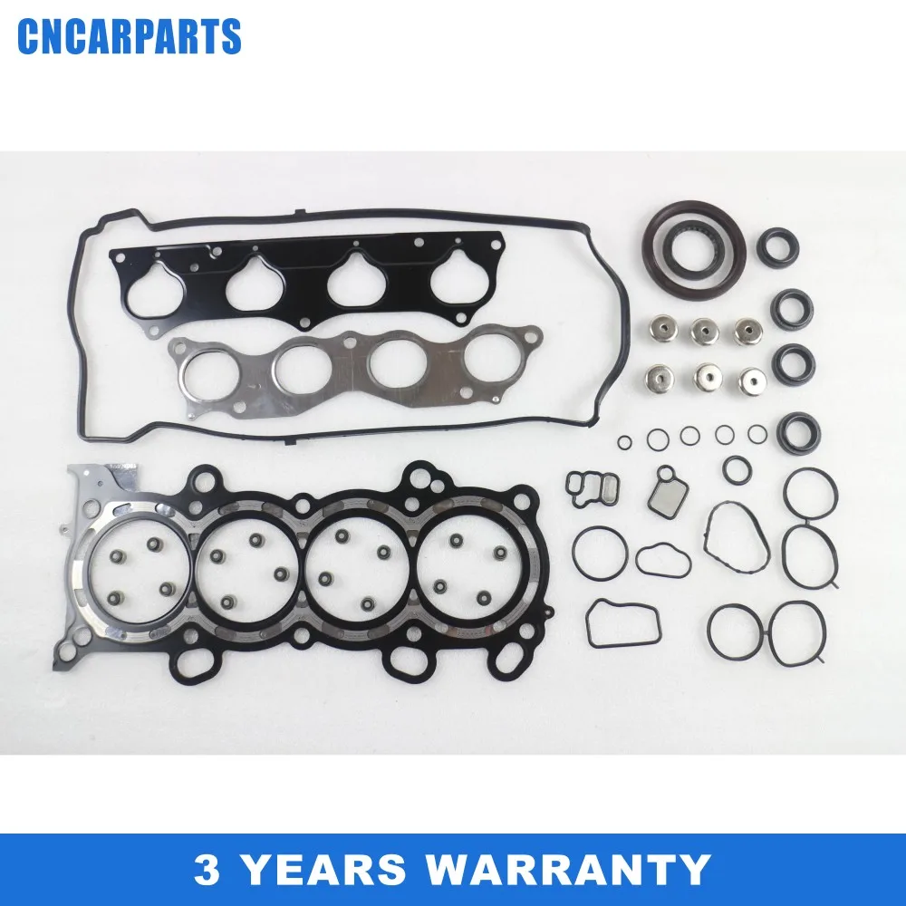 FULL HEAD OVERHAUL ENGINE GASKET SET FIT FOR Honda CRV K24A1 RD7 2.4 V-TEC DOHC 16V 2002-2007 VRS