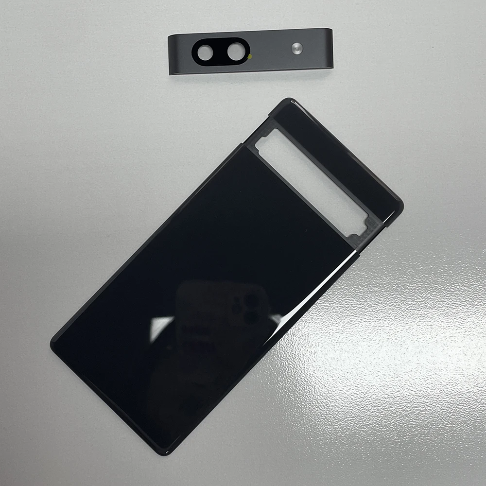 Original Glass Back Battery Cover with Lens for Google Pixel 7a GWKK3/GHL1X/G0DZQ/G82U8- Housing Rear Door Replacement