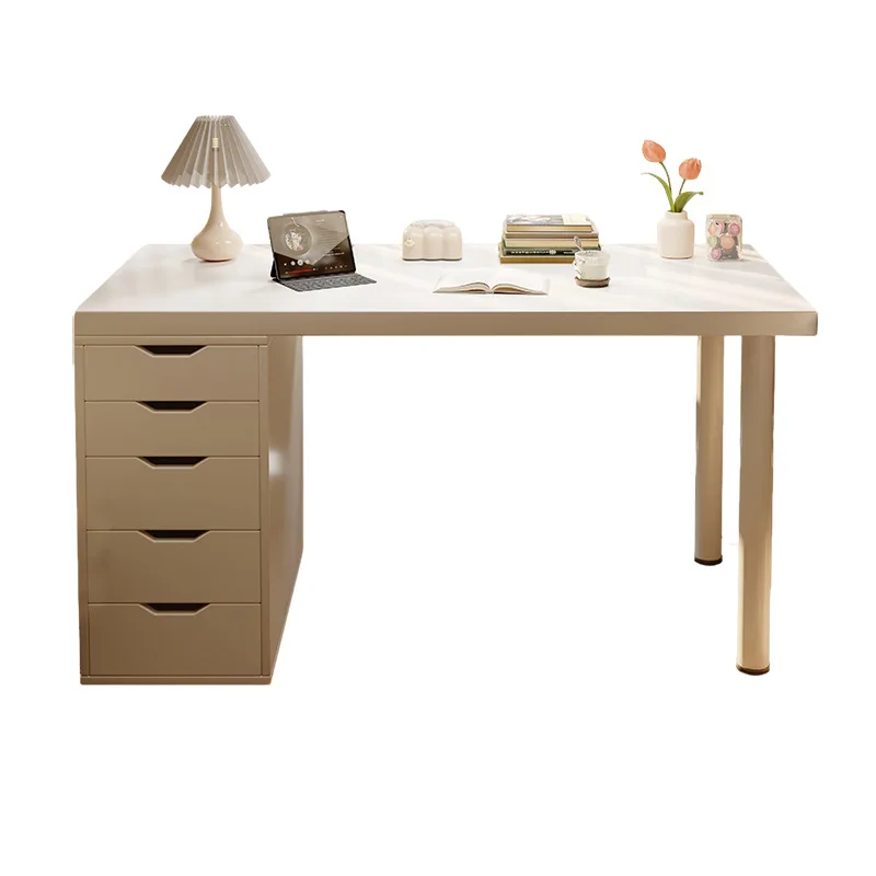 

Cream Wind Bedroom Desk Dresser Integrated Household Desk Computer Desk Girls Office Study Workbench