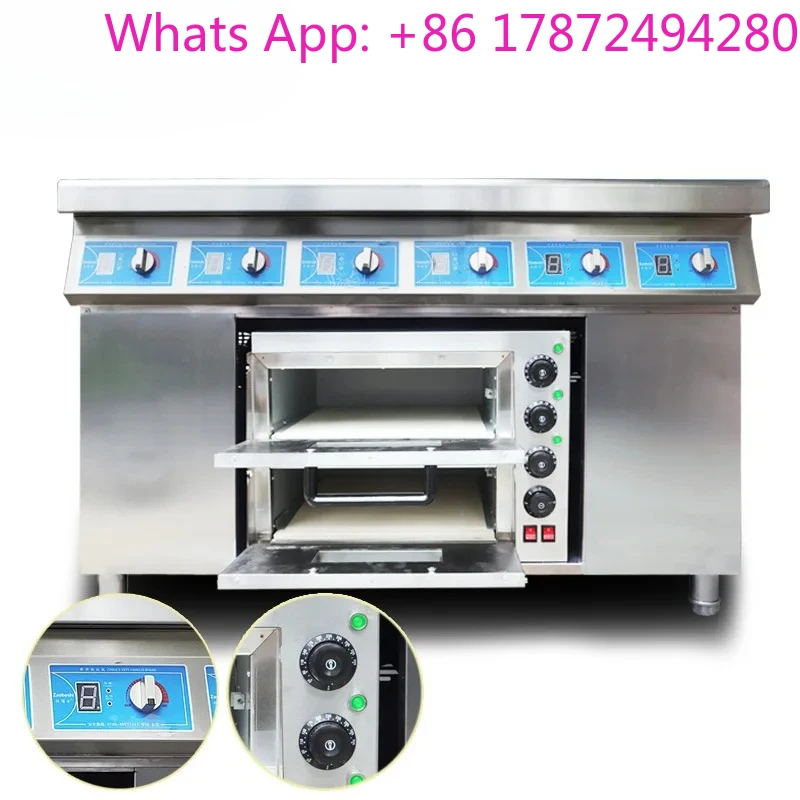 

Six-eye Induction Cooker for Hotel Catering with Independent Temperature Control