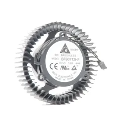 Original for delta BFB0712HF New original double ball pitch equilateral 38mm fan blade diameter 63mm 4P plug graphics card fan